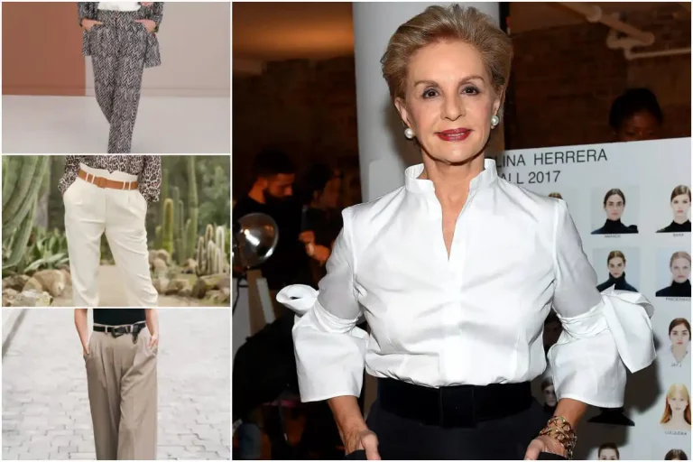 6 pantalones ideales para mujeres mayores de 50, según Carolina Herrera